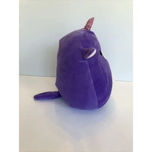 Kellytoy Squishmallow 8" Astrid Purple Unicorn Soft Plush Stuffed Animal Toy - Picture 4 of 8